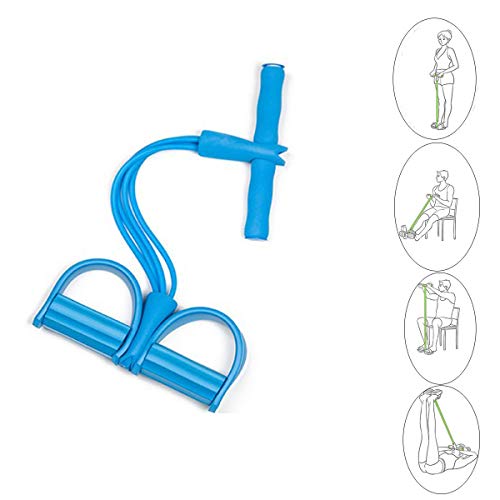 Bande de résistance de pédale Corde de traction élastique Corde de traction élastique Bandes de résistance pour équipement de fitness pour jambe abdominale taille bras étirement formation minceur