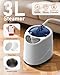 Sauna Box, Portable Steam Sauna, Portable Sauna for Home with 3L 1200W Steamer, 9 Levels, Folding Chair, Extra Large Size (2.6' x 2.6' x 5.9'), Full Body Sauna Tent for Relaxation, Detoxification