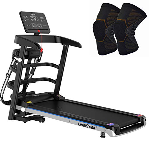 MG REAL Folding Electric Treadmill with Knee Pads
