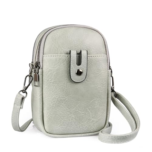 Small Crossbody Bags for Women Leather Cell Phone Purse Bag Wallet Shoulder Handbags with Adjustable Strap