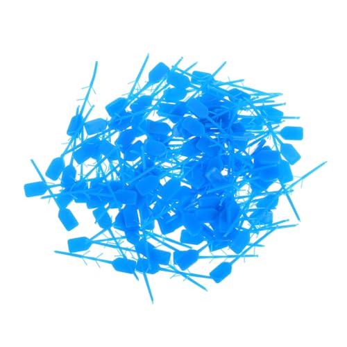 NULYLU 100pcs Valve Head Latch Fire Extinguisher Car Accessories for Plastic Security Seal Tamper Seal Latch Extinguishers Seal Fire Extingushier Pull Pin Extinguisher Safety Seal Blue Pp