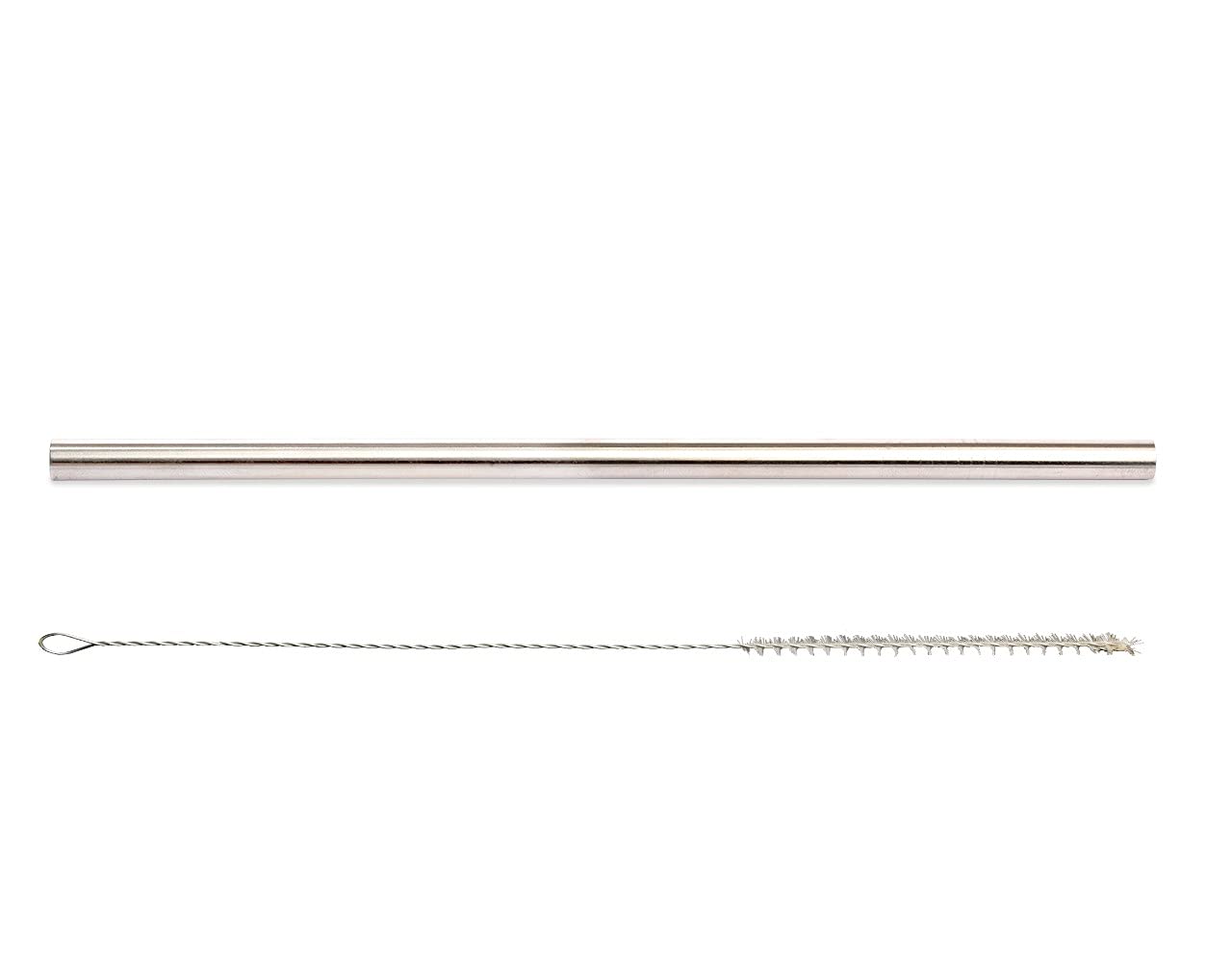 Adrish Zero Waste Steel Drinking Straw with Brush( Medium)