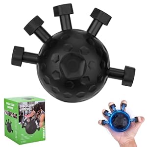 Vibbang Finger Grip Strengthener, Grip Strength Trainer, Finger Exerciser & Hand Strengthener, Hand Grip Strengthener for Muscle Building and Hand Strengthening Devices