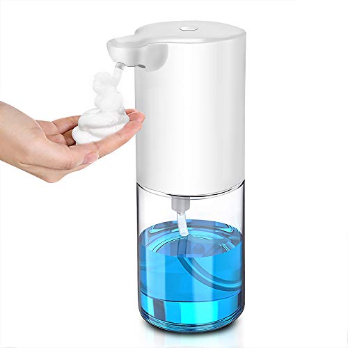 CONBOLA Automatic Hand Soap Dispenser, Foaming Touchless Liquid Foam Dispenser, Kitchen Hands Free Soap Pump with 0.25s Infrared Motion Sensor for Home, Office, 10.82 fl. oz Capacity