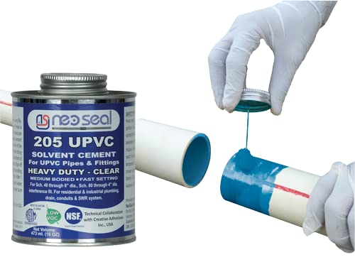 SAURABH 205 PVC, UPVC (PVC-U) Solvent Cement set of 2 (118ML)