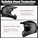 Favoto Dirt Bike Helmet Black - Motocross ATV UTV Helmets for Unisex Adult Youth DOT Approved Off-Road Motorcycle Helmets Size M 57-58cm (Without Visor)