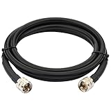 cable rg6 fiche technique Construction durable : le câble RG213 PL259 robuste dispose d'un conducteur intérieur en cuivre nu à 7 brins, d'une isolation en polyéthylène, d'un blindage tressé en cuivre nu et d'une couche extérieure protectrice en PVC. La tresse de cuivre de couverture de 96 % offre un excellent blindage EMI. Il est fiable en plein air ou dans des conditions difficiles et peut supporter l'usure quotidienne pour une performance durable.