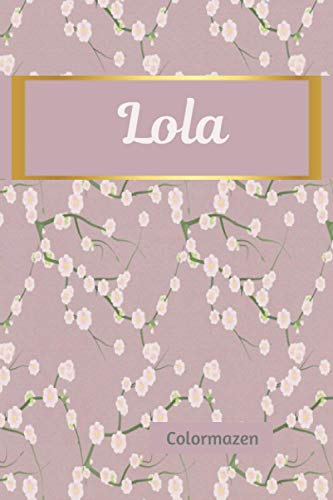 Lola: Personalised Cherry Blossom Notebook (Small)