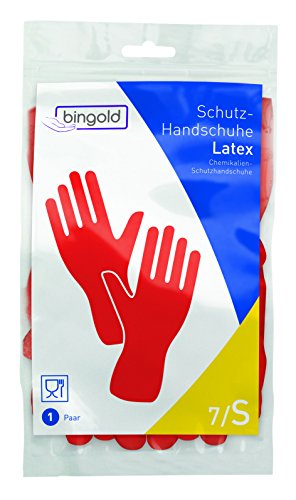 BINGOLD Latex beschermende handschoenen rood 144 paar