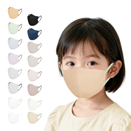 [Hellozebra] �q���p�}�X�N �s�D�z 3D ���̃}�X�N �q�� �o�C�J���[�y2025�H�~�E�V�F�ǉ��z30�� �q�ǂ��}�X�N ������ ���̎q �j�̎q �������₷�� �����ɂ��Ȃ�Ȃ� �򖗑΍� �ԕ��p �R�h�����E�}�X�N ���w�� ���ǂ� 3�� 4�΃L�b�Y 