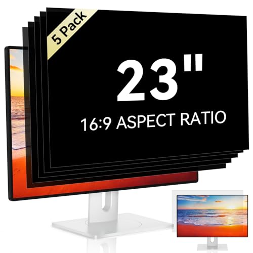 Filtre de moniteur LED anti-reflet 58,4 cm pour soulager la fatigue oculaire au bureau