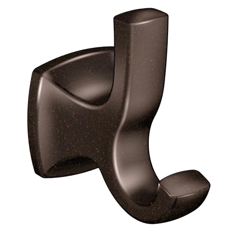 Moen Voss Oil-Rubbed Bronze Double Robe Hook, YB5103ORB by Moen - Used condition - US$12.63