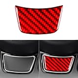 Generic Real Premium Carbon Fiber Compatible with Audi A3 S3 RS3 8V 2013-2019 Red (Steering Wheel A), ADAS3R1319