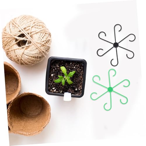 Image of BESPORTBLE Plant Support Stakes for Indoor Plants, 8Pcs Plastic Climbing Houseplant Stem Supports Reusable Plant Climbers Stem Holders Growth Accessories for Plant
