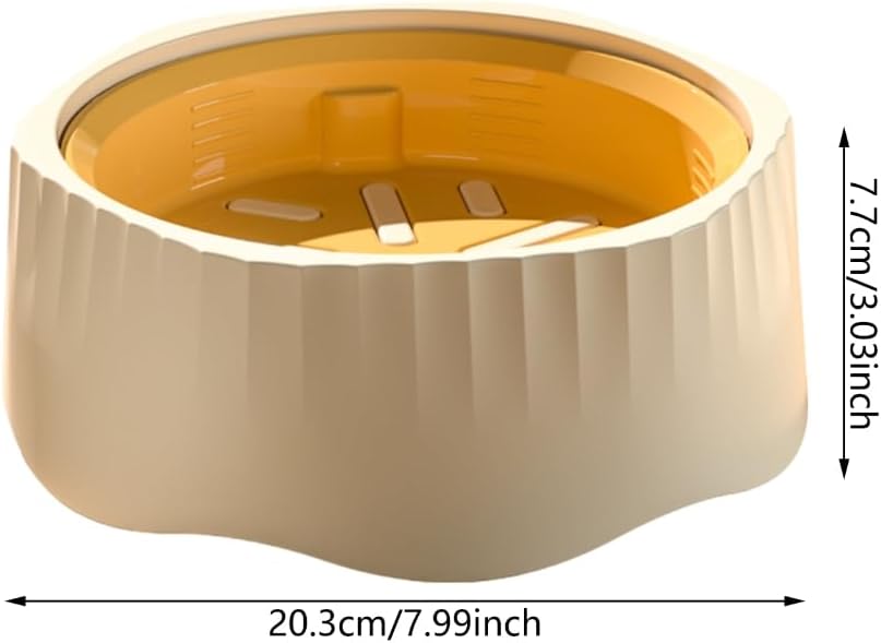Detachable Cats Slow Feeder Bowl Prevents Choking and Vomiting 2 in 1 Cats Feeding Dish Detachable Bowl