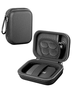 ProCase Tasche für Crucial X9 Pro / X10 Pro / X9 / X10 Externe SSD Festplatten, Portable Solid State Drive Festplattentasche Festplatte SSD Reisetasche Aufbewahrung Etui -Schwarz