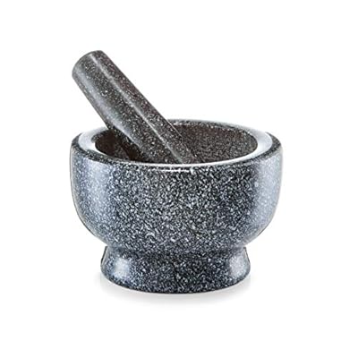 Zeller 24501 Set de Mortero Y Arena, Granit, Gris, 13x13x8 cm | Ya disponible en tu tienda friki favorita! En mundofriki.es!