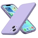 CellEver Heavy-Duty Silicone Case for iPhone 13 - Military Drop Protection, Camera Shield, Scratch-Free Interior, Light Purple