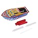 Kemelo 1 Set Bougie Navire À Vapeur Bateau en Métal Peinture Colorée À La Main Artisanat Vintage Cadeaux pour Enfants Enfants Adultes Collection Mémorial Jouets Commémoratifs
