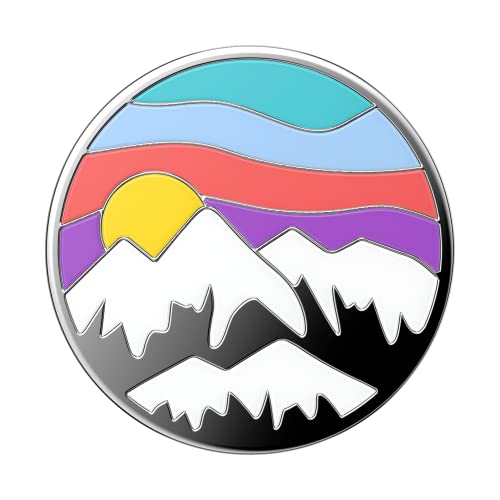 Image of ​​​​PopSockets Phone Grip with Expanding Kickstand, Adhesive Grip, Enamel - Altitude Adjustment