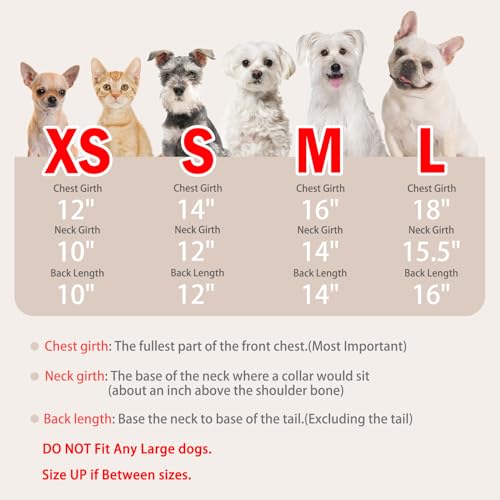 image for PUPTECK Plaid Dog Christmas Dress Cute Puppy Costume Outfit Small Dogs