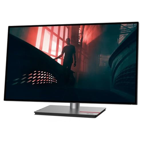 Image of Lenovo ThinkVision P27q-30 27 inch Class WQHD LED Monitor - 16:9 - Raven Black