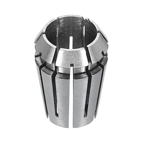 sourcing map Mandrino a molla ER11 8mm 65Mn Pinze Router di Precisione in Acciaio Molla per CNC Incisione Fresatura Tornio Strumento