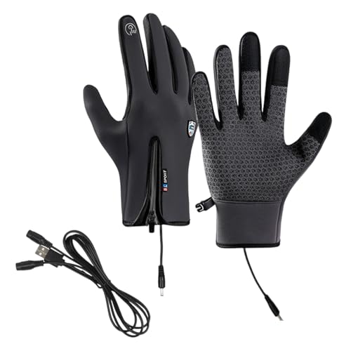 Gants de travail chauffants contre le froid aux mains avec batterie réglable