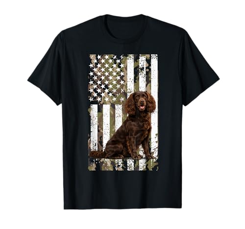 Boykin Spaniel Owner US Flag Boykin Spaniel Lover T-Shirt