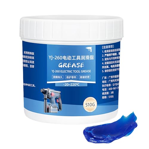 Air Tool Oil Lubricant,High-Temp Resistant Lube,Bearing Grease - for Electric Hammer Drill, Angle Grinder, Gear, Cutting, Drilling, Bearing, Chain, Garage, Machine, Socket