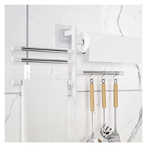 Toallero giratorio para apartamentos modernos y baños con espacio reducido 5
