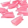 HiMo-10PC-Plastic-Acrylic-Nail-Art-Soak-Off-Cap-Clip-UV-Gel-Polish-Remover-Wrap-Tool-Pink HiMo 10PC Plastic Acrylic Nail Art Soak Off Cap Clip UV Gel Polish Remover Wrap Tool (Pink)