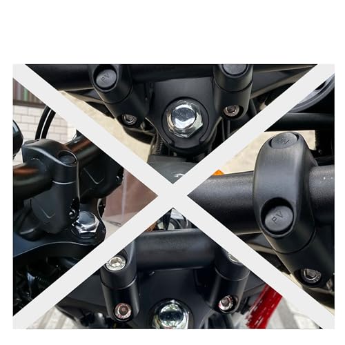 Moto Risers Guidon Aluminium Robuste pour Aquila GV300S - 4