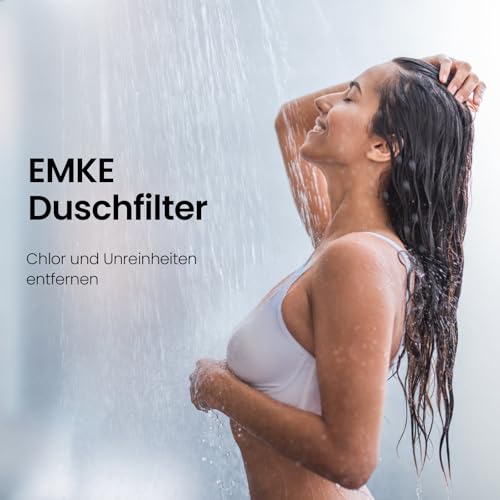 EMKE Duschfilter,PP Baumwolle Filter | Effektive Entchlorung und Entfernung von Verunreinigungen | Einfache Installation | Passend für EMKE F11 und F22 Thermostat