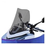 Schermo visiera deflettore for parabrezza moto