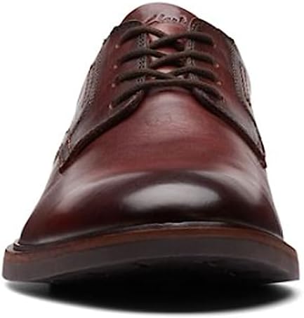 Clarks Men's Malwood Lace Oxford, Brown Leather, 10 | Image 2