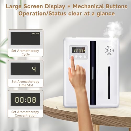Diffuseur huiles essentielles Bluetooth sans eau avec écran LCD réglable