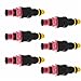 6 Fuel Injectors 0280150440 Fit for BMW E36 328i M3 E39 Z3 M52B28