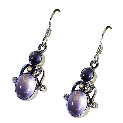 Pendientes de cuarzo rosa natural para mujer ideales para looks diarios y eventos especiales