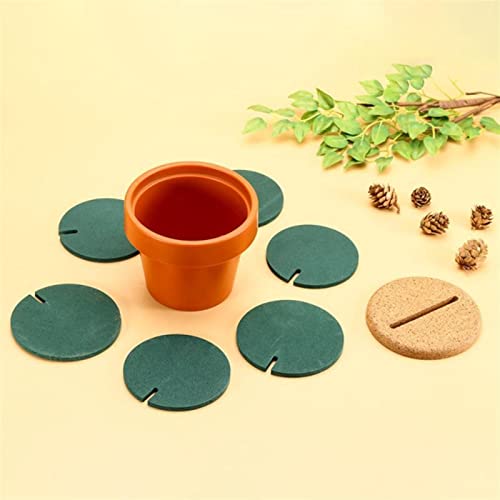 Dessous de verre cactus rond isolant et antidérapant pour table - 3