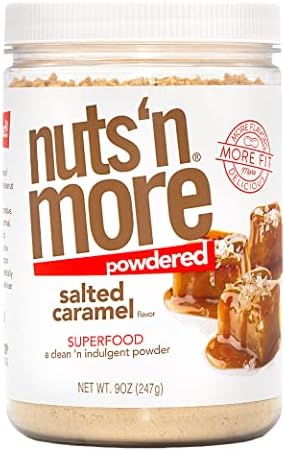 NUTS 'n MORE Peanut Powder Salted Caramel 247g
