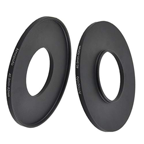 Image of 40.5mm to 82mm Step-Up Ring Filter Adapter for 82mm UV, ND, CPL Filter, Metal Step-Up Ring