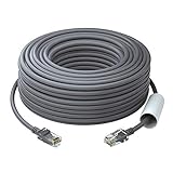 ZOSI Cat5e Ethernet Cable 100ft White -High Speed Network RJ45 Wire Cord for POE Security Cameras System, PoE Switch, Internet Router, Computer, IP Cameras (30M)
