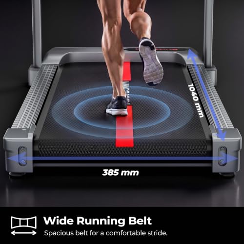 Image of Lifelong 4.5HP Motorized Treadmill for Home | 2 Level Manual Incline | Foldable Handle | Max Speed 12 km /h | LED Display | 12 Workout Programs | 100 kg Capacity | Ideal Gym Equipment for Home Workout