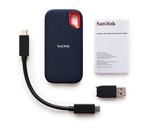 Image of (Refurbished) SanDisk 1TB Extreme Portable External SSD - USB-C, USB 3.1 - SDSSDE60-1T00-G25