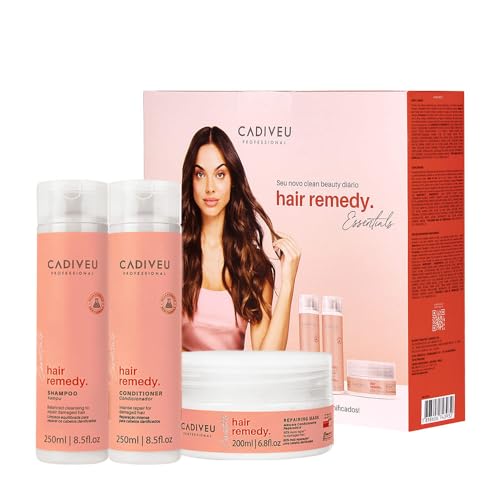 Cadiveu Kit Reparação e Proteção Home Care (3 Produtos) para Todos os Tipos de Cabelo