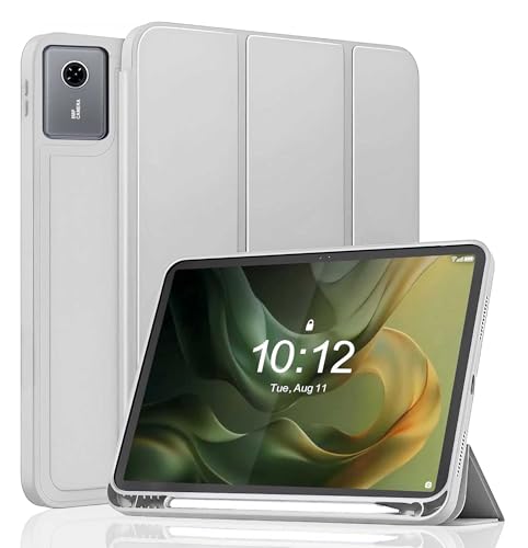 Image of ProElite Cover for Motorola Pad 60 Neo 11 inch 2025 case Cover, Soft Flexible Flip Case Cover for Motorola Pad 60 Neo 11 inch 2025 with Pen Holder [Recoil Series] - Grey