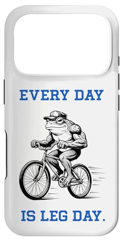 Every Day Is Leg Day �J�G�� �������낢 �T�C�N���X�g �W�� ���[�N�A�E�g �X�}�z�P�[�X iPhone 17 Pro �p