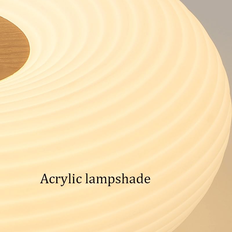 Lámparas de techo for dormitorio que eliminan zonas oscuras con LED de madera creativa 6