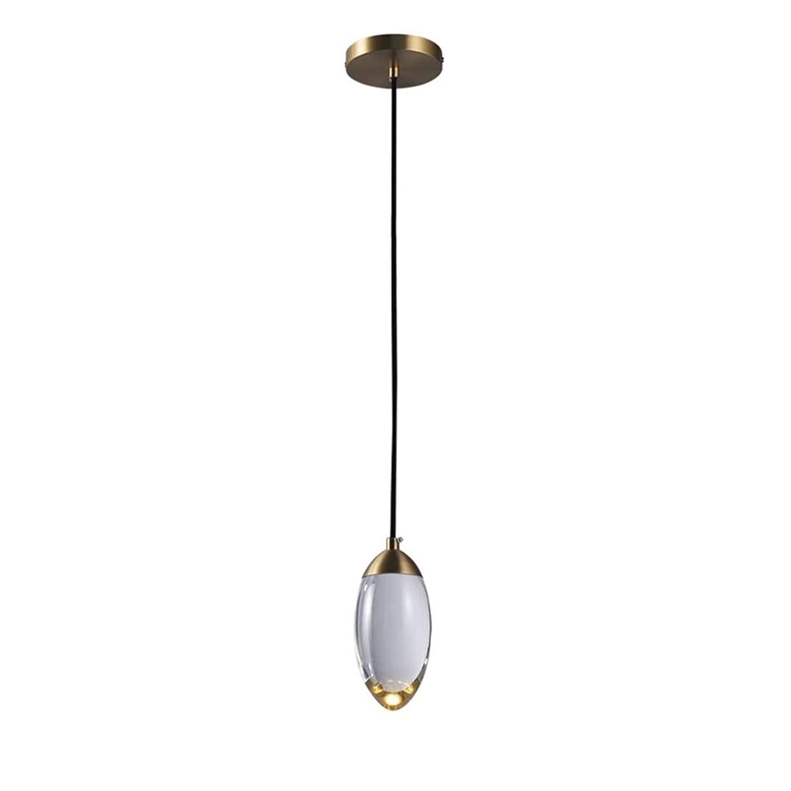 Plafonnier lustre moderne E27 et suspension lumière réglable en cristal